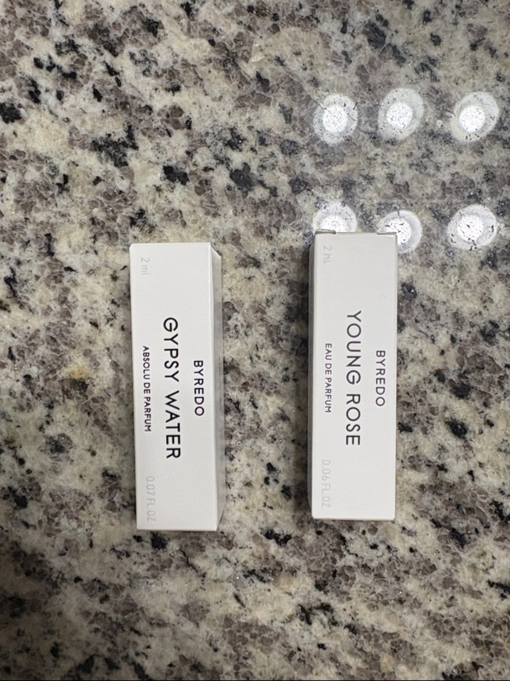 NIB Byredo Gypsy Water & Young Rose Sample Set
